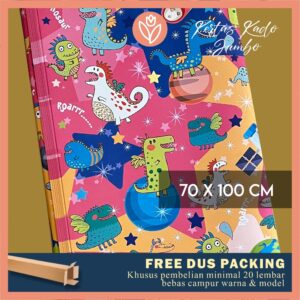 TULIP PAPERIE ❤ KERTAS KADO WRAPPING PAPER PREMIUM UKURAN JUMBO SERI KIDS